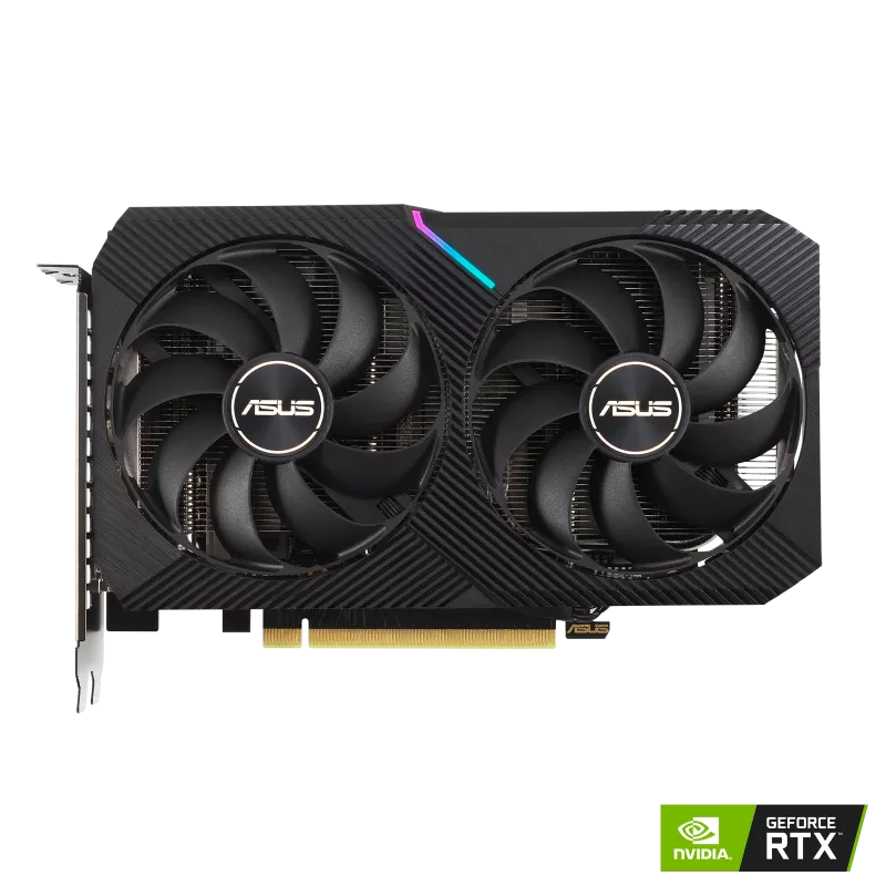 Asus Graphic Card RTX 3060 TI OC 8GB Dual Mini Asus Graphic Card RTX 3060 TI OC 8GB Dual Mini